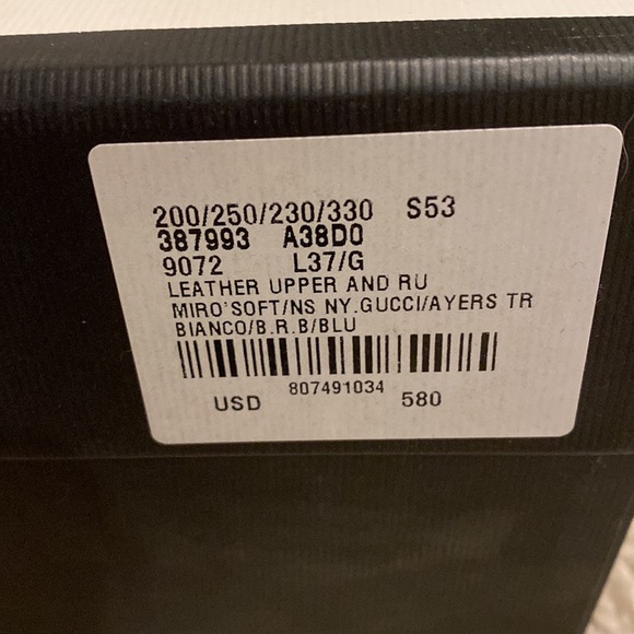 Gucci ace leather sneakers - Picture 3 of 10